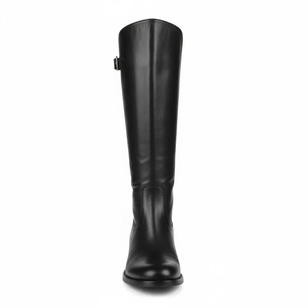 Coach Black Leather Tall Boots | Size 9 | Classic Riding Style - Picture 8 of 8